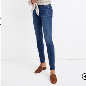 Madewell Curvy skinny jeans in Hayes Wash